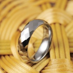 Bague En Or Et Tungstène