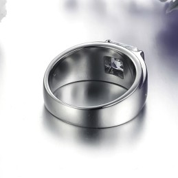 Pour Une Excellente Réputation En France Et À L'Étranger, Bague En Titane Pour Femme Avec Strass