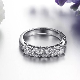 Bague En Titane Pour Femme Avec Strass, Performance Fiable