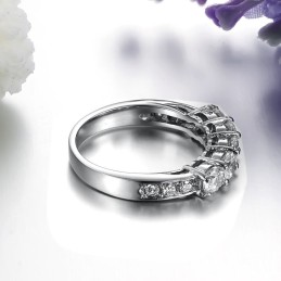 Bague En Titane Pour Femme Avec Strass, Performance Fiable