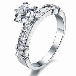 Bague En Titane Pour Femme Avec Strass, Qualité Et Quantité Garanties