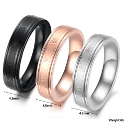 Bague En Titane Pour Femme, Complète Avec Spécifications