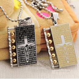 Collier Pendentif En Titane Pour Amoureux De La Bénédiction