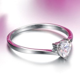 Bague En Titane Pour Femme Avec Strass, Excellente Qualité