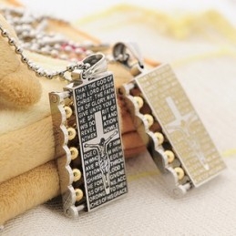 Collier Pendentif En Titane Pour Amoureux De La Bénédiction