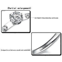 Bague En Titane Pour Femme Avec Strass, Qualité Et Quantité Garanties