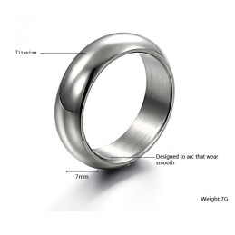 Bague En Titane Pour Homme De Haute Qualité