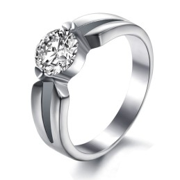 Bague En Titane Pour Femme Avec Strass, De Réputation Fiable
