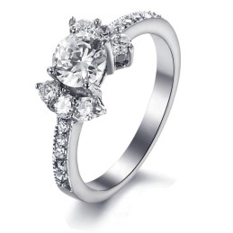 Bague En Titane Avec Strass Pour Femme, Grande Variété De Tailles, Cœur Et Flèche