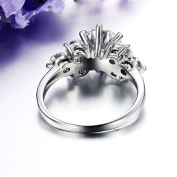Bague En Titane De Haute Qualité Avec Strass