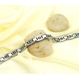 Bracelet Magnétique En Titane Pour La Santé Masculine, Facile À Utiliser