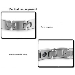 Bracelet Magnétique En Titane Pour La Santé Masculine, Facile À Utiliser