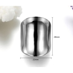 Bague En Titane Simple Et Exagérée D'Excellente Qualité