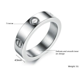 La Bague À Vis En Titane De Qualité, La Reine