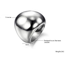 De Grandes Variétés Exagèrent La Bague En Titane