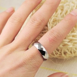 Bague En Or Et Tungstène