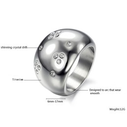 La Reine De La Bague En Titane Exagérée De Qualité