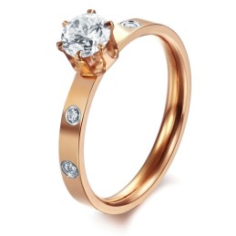 Bague En Titane Pour Femme Avec Strass, Qualité Et Quantité Garanties