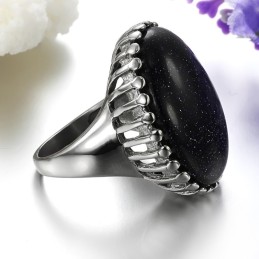 Bague En Titane Et Quartzite Exagérée, Complète Avec Spécifications