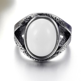 Bague En Titane Et Onyx Exagérée, Bien Vendue Dans Le Monde Entier