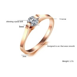 Bague En Titane Pour Femme De Qualité Stable