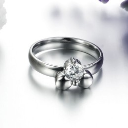 Bien Connu Pour Sa Bague Féminine En Titane De Haute Qualité Avec Strass