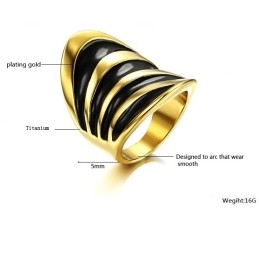 Bague En Titane Exagérée, Bien Vendue Dans Le Monde Entier