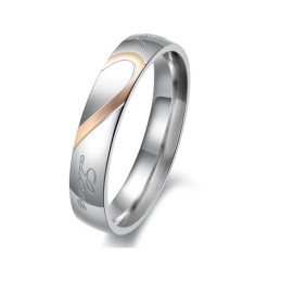 Bague En Titane De Qualité Fiable Pour Les Amoureux