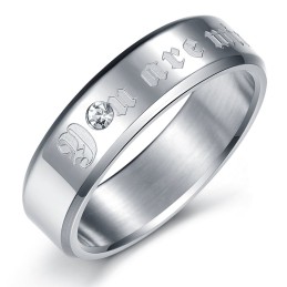 Bague En Titane Exquise Et Stable Pour Les Amoureux