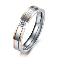 Bien Connu Pour Sa Bague En Titane De Haute Qualité Pour Les Amoureux