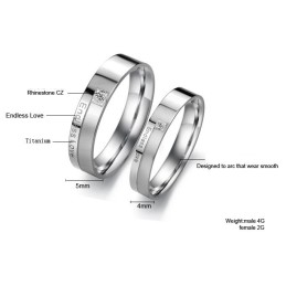 Bague En Titane Pour Amoureux, Qualité Et Quantité Garanties.
