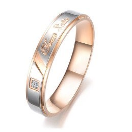Bague En Titane Pour Les Amoureux, Performance Fiable Et Affection