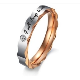 Bague En Titane Avec Strass Pour Amoureux, De Réputation Fiable