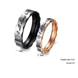 Bague En Titane Avec Strass Pour Amoureux, De Réputation Fiable