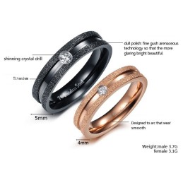 Bague En Titane Et Perle De Qualité Fiable Pour Les Amoureux