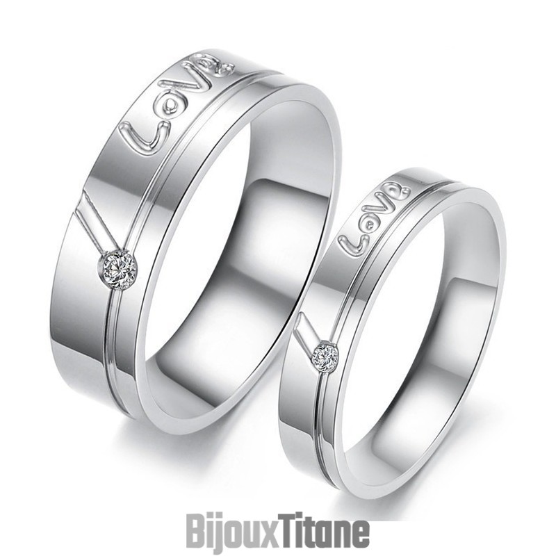 Bague En Titane À Superpositions De Renommée Mondiale Pour Les Amoureux Avec Strass Bague En Titane À Superpositions De Renommée Mondiale Pour Les Amoureux Avec Strass