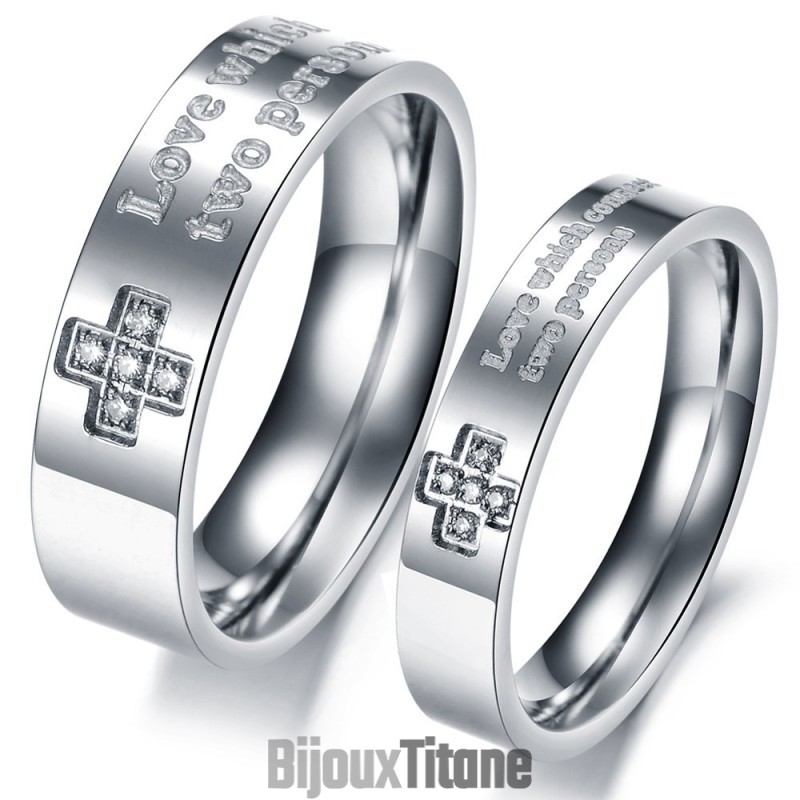 Bague En Titane Avec Strass Pour Amoureux, Vendue Dans Le Monde Entier Bague En Titane Avec Strass Pour Amoureux, Vendue Dans Le Monde Entier