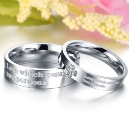 Bague En Titane Avec Strass Pour Amoureux, Vendue Dans Le Monde Entier
