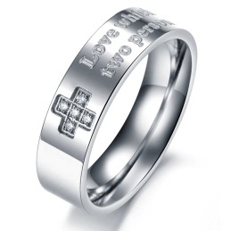 Bague En Titane Avec Strass Pour Amoureux, Vendue Dans Le Monde Entier