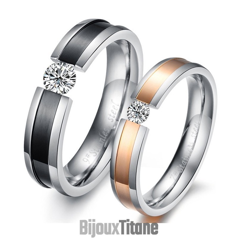 Bague En Titane Pour Amoureux, Performance Fiable, Avec Strass Bague En Titane Pour Amoureux, Performance Fiable, Avec Strass