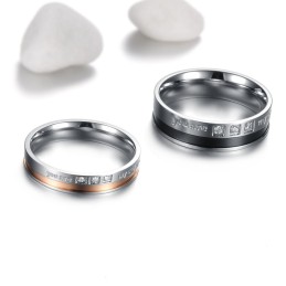 Bague En Titane De Qualité Fiable Pour Les Amoureux