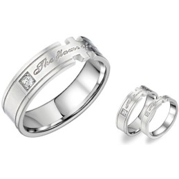 Bague En Titane De Qualité Stable Pour Les Amoureux