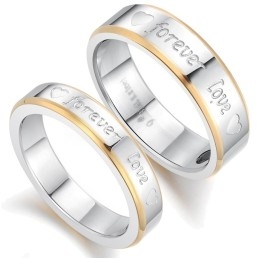 Bague En Titane Tendance Pour Amoureux, Qualité Et Quantité Garanties