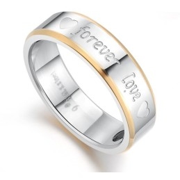 Bague En Titane Tendance Pour Amoureux, Qualité Et Quantité Garanties