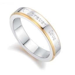 Bague En Titane Tendance Pour Amoureux, Qualité Et Quantité Garanties