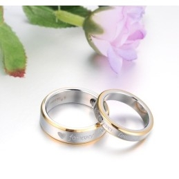 Bague En Titane Tendance Pour Amoureux, Qualité Et Quantité Garanties