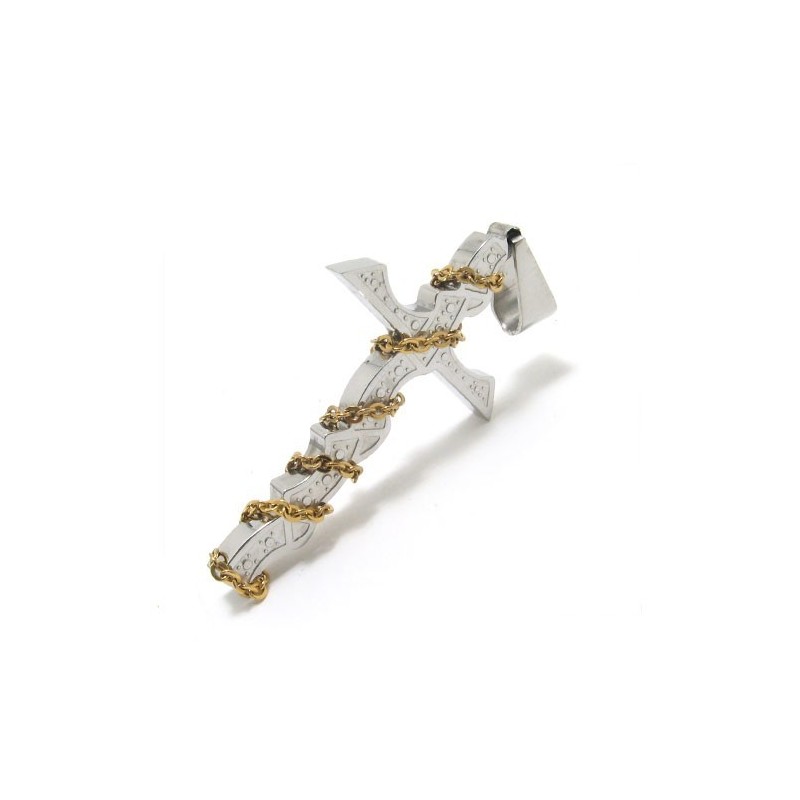 Collier Pendentif Croix En Titane Pur Pour Homme (Neuf) Collier Pendentif Croix En Titane Pur Pour Homme (Neuf)