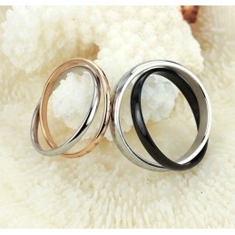Bague En Titane À Larges Variations De Personnalité Pour Les Amoureux