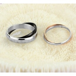 Bague En Titane À Larges Variations De Personnalité Pour Les Amoureux