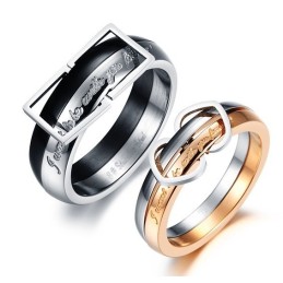 Bague En Titane Pour Amoureux, Vendue Dans Le Monde Entier
